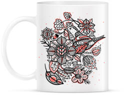 printfashion Madár - Bögre - Fehér (787386)