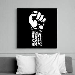 printfashion Rage - Vászonkép - Fekete (6651751)