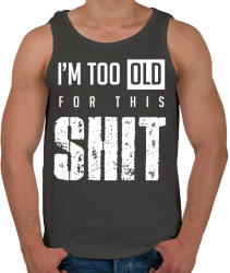 printfashion Shit 3 - Férfi atléta - Sötétszürke (13392783)