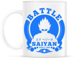 printfashion Saiyan harcos - Bögre - Fehér (790593)