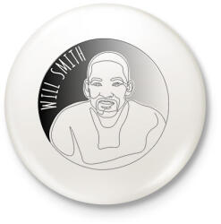 printfashion Will Smith - Vonalas - Kitűző, hűtőmágnes - Fehér (7295858)