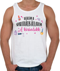 printfashion Spirituális állatom - Körömlakk - Férfi atléta - Fehér (8469824)