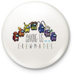 printfashion Among us - crewmates next gen - Kitűző, hűtőmágnes - Fehér (4156090)