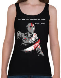 printfashion Jason Voorhees - Női atléta - Fekete (5559923)