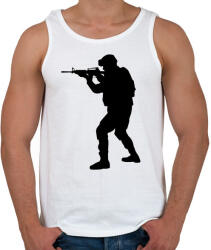 printfashion Katona - Férfi atléta - Fehér (4575438)