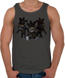 printfashion Fnaf - Férfi atléta - Sötétszürke (13890649)