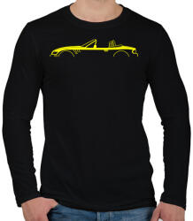 printfashion BMW Z3 Sárga - Férfi hosszú ujjú póló - Fekete (16054874)