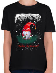 printfashion Boldog Karácsonyt! - Gyerek póló - Fekete (5768267)