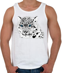 printfashion Macska - Férfi atléta - Fehér (5154375)