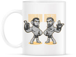 printfashion nurmagomedov & mcgregor - Bögre - Fehér (2862967)