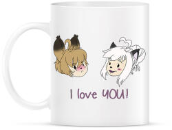 printfashion I love you - Bögre - Fehér (13553809)