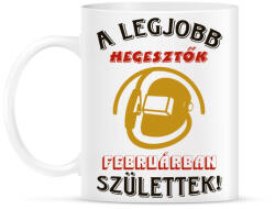 printfashion Hegesztő szülinapja február színes - Bögre - Fehér (5521930)