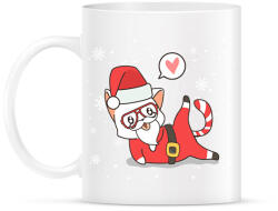 printfashion Santa Cat - Bögre - Fehér (2045030)