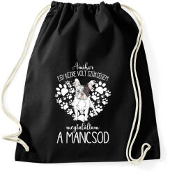 printfashion Megtaláltam a mancsod - Francia Bulldog - Sportzsák, Tornazsák - Fekete (5450908)