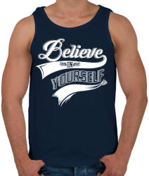 printfashion Higgy magadban! - Férfi atléta - Sötétkék (168137)