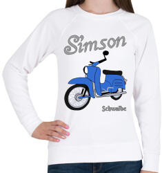 printfashion Simson schwalbe - Női pulóver - Fehér (2934194)