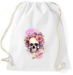 printfashion Time to bloom - Sportzsák, Tornazsák - Fehér (14657567)