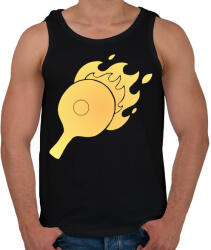 printfashion pingpong - Férfi atléta - Fekete (4113503)