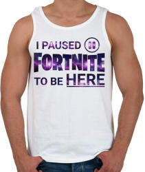printfashion Fortnite - Férfi atléta - Fehér (15041893)