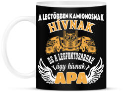 printfashion Kamionos apa - Bögre - Fekete (16428362)