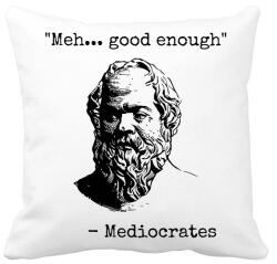 printfashion Mediocrates - Párnahuzat, Díszpárnahuzat - Fehér (5107127)