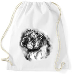 printfashion angol bulldog - Sportzsák, Tornazsák - Fehér (5702872)