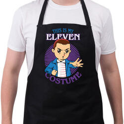 printfashion Eleven costume - Kötény - Fekete (14533761)