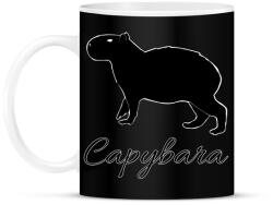 printfashion Capybara - Bögre - Fekete (13599005)