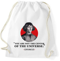 printfashion Universe - Copernicus - Sportzsák, Tornazsák - Fehér (7330342)