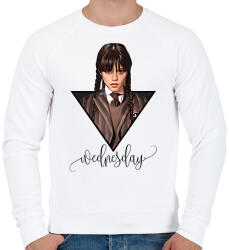 printfashion Wednesday - Férfi pulóver - Fehér (11554833)