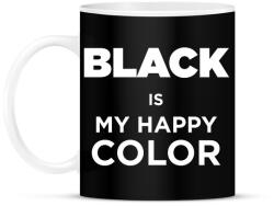 printfashion Happy color - Bögre - Fekete (2363285)