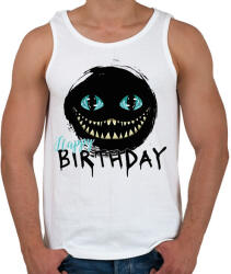 printfashion Happy Birthday - Horror - Férfi atléta - Fehér (7851770)