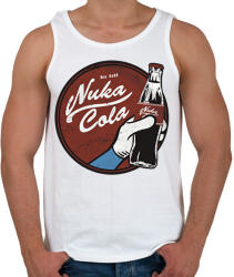 printfashion Nuka Cola - Férfi atléta - Fehér (1246761)