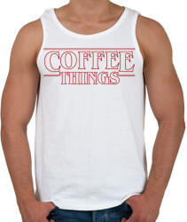 printfashion Coffee Things - Férfi atléta - Fehér (2361772)