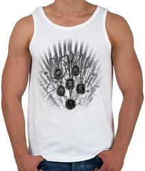 printfashion game of thrones - Férfi atléta - Fehér (350557)