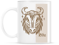 printfashion Bika horoszkóp - Bögre - Fehér (6273336)