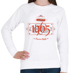 printfashion since-1965-red-black - Női pulóver - Fehér (528095)