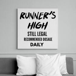 printfashion RUNNER'S - Vászonkép - Fehér (6628541)