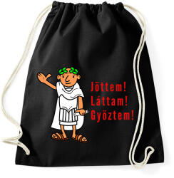 printfashion jöttem láttam győztem - Sportzsák, Tornazsák - Fekete (1389051)