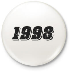 printfashion 1998 - Kitűző, hűtőmágnes - Fehér (6184954)