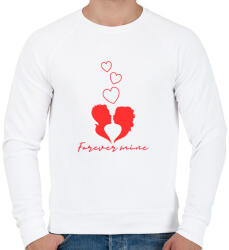printfashion Forever mine - Férfi pulóver - Fehér (13959620)