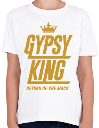 printfashion Tyson Fury - Gyerek póló - Fehér (2281109)