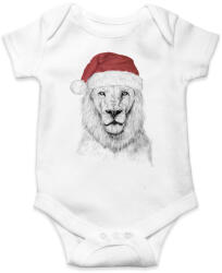 printfashion Santa lion - Baba Body - Fehér (1329627)