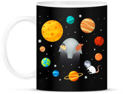 printfashion Sputnik - Bögre - Fekete (13351373)