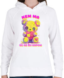 printfashion Nem Ma - Női kapucnis pulóver - Fehér (15658343)