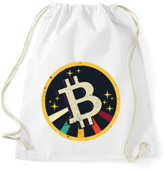 printfashion BITCOIN 4 EVER 59 - Sportzsák, Tornazsák - Fehér (6121385)