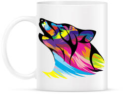 printfashion Farkaskutya - Bögre - Fehér (2537647)