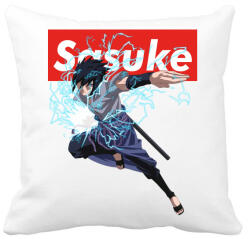 printfashion Sasuke Uchiha - Párnahuzat, Díszpárnahuzat - Fehér (5412077)