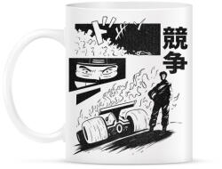 printfashion Forma 1 anime - Bögre - Fehér (13943313)