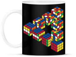 printfashion Rubik-kocka - Bögre - Fekete (15633350)